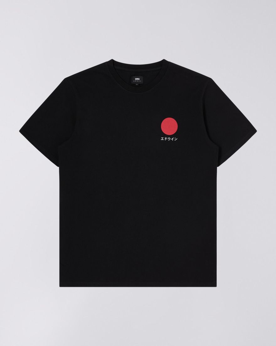 EDWIN Japanese Sun T-shirt - Black - Vintage Jeans