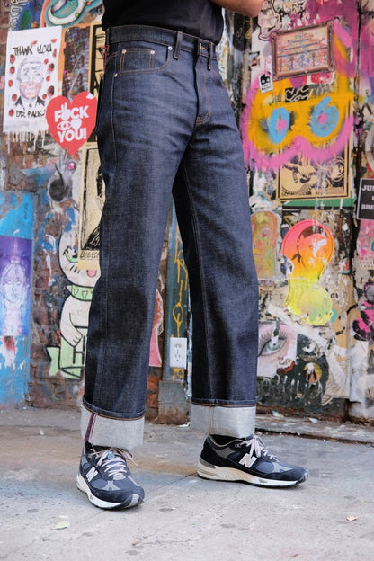 Naked &amp; Famous - Strong Guy - Dirty Fade Selvedge 14.5 oz - Vintage Jeans