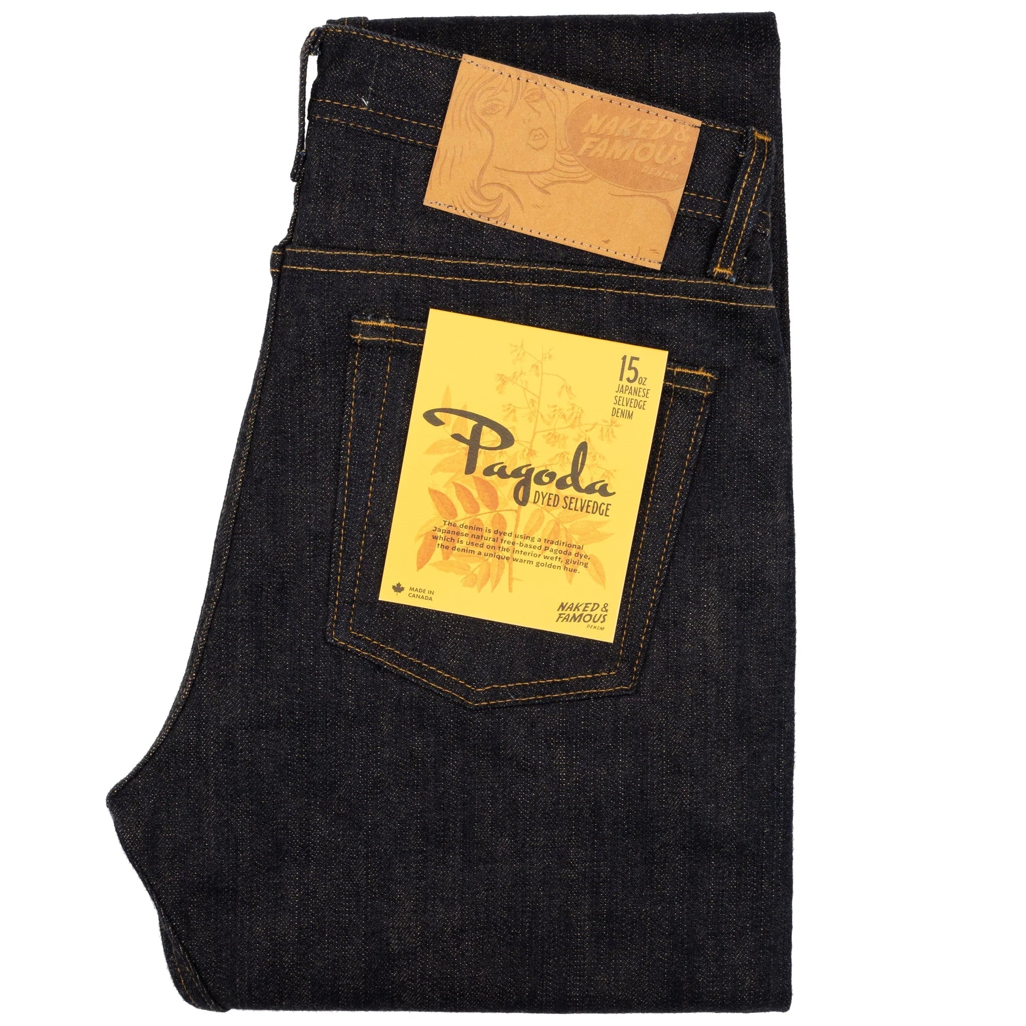 Naked &amp; Famous - Weired Guy - Pagoda 15 oz - Vintage Jeans