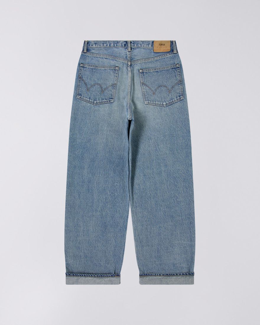 EDWIN - Wide Pant - Blue Light used rainbow selvedge - Vintage Jeans