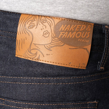 Naked &amp; Famous - Weird Guy - Kimono Print Selvedge 12.5 oz - Vintage Jeans