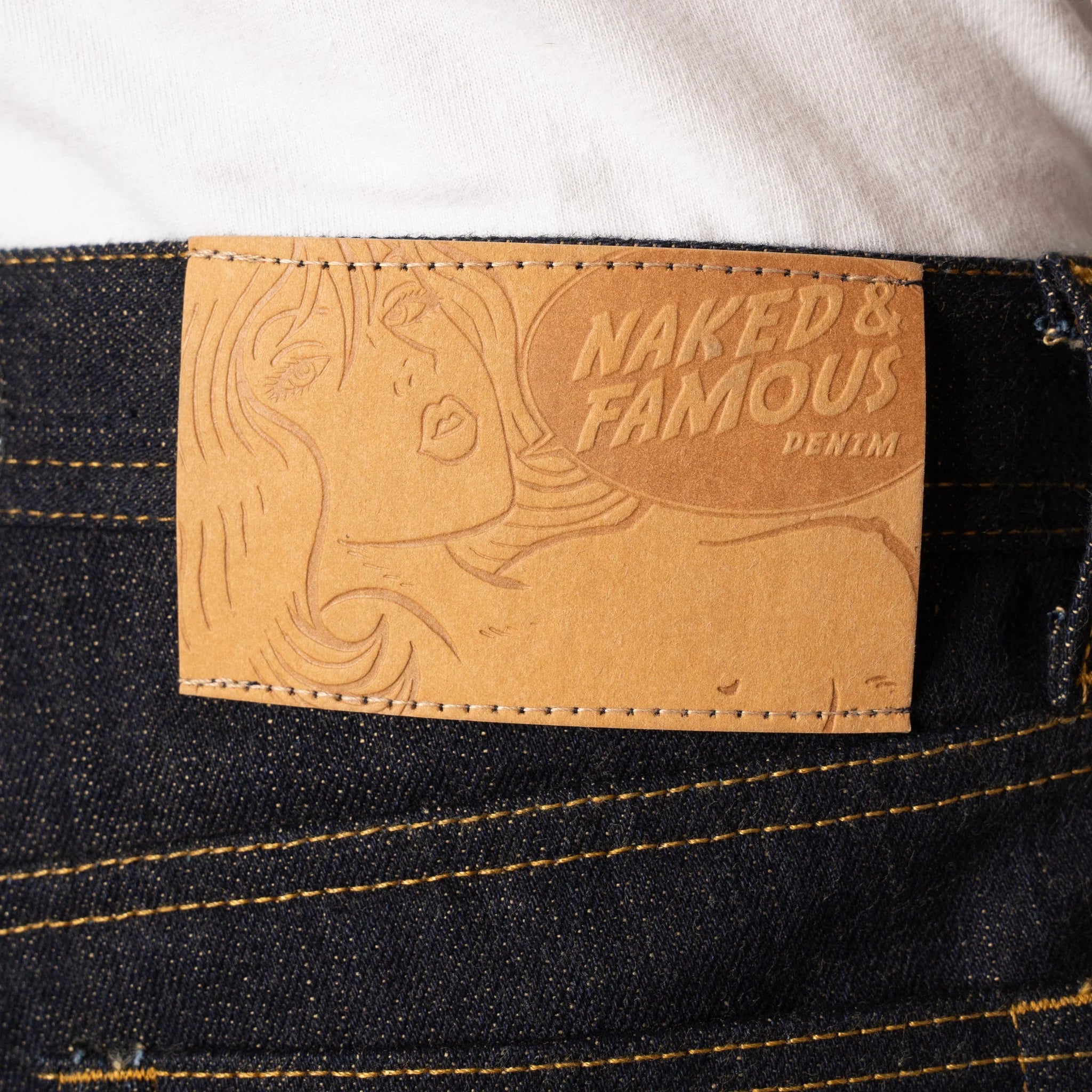 Naked &amp; Famous - Weired Guy - Pagoda 15 oz - Vintage Jeans